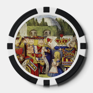 Lot De Jeton De Poker ALICE in Wonderland "OFF with Her Head" poker Chip