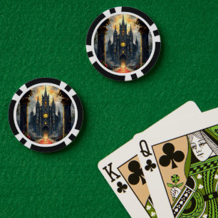 Lot De Jeton De Poker Allée éclairée par la lune des Vœux Éternels – Por