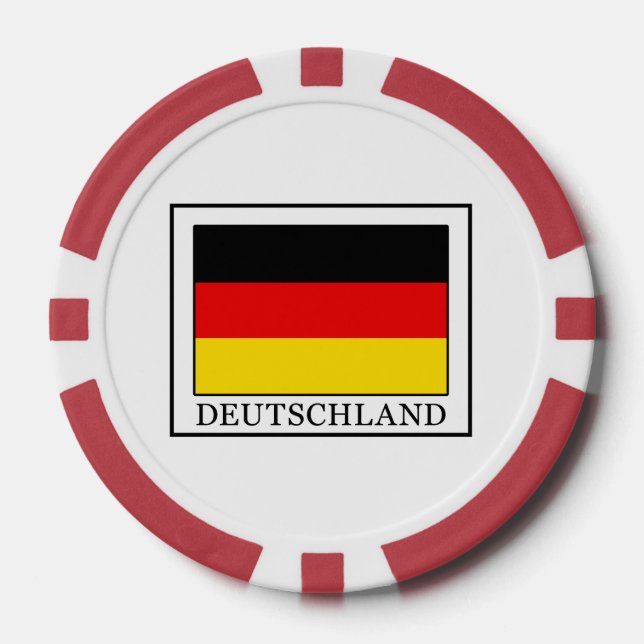 Lot De Jeton De Poker Allemagne (Recto)