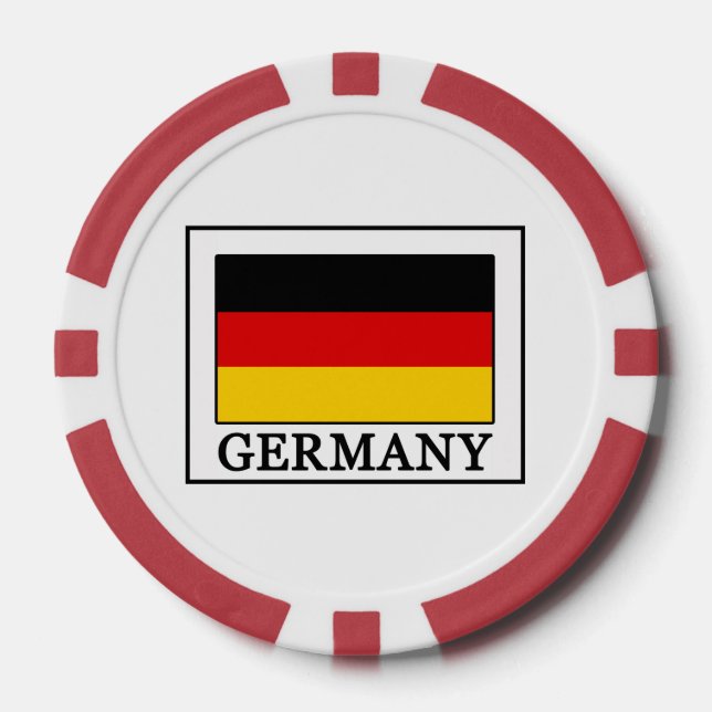 Lot De Jeton De Poker Allemagne (Recto)