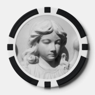 Lot De Jeton De Poker Ange déchu en deuil