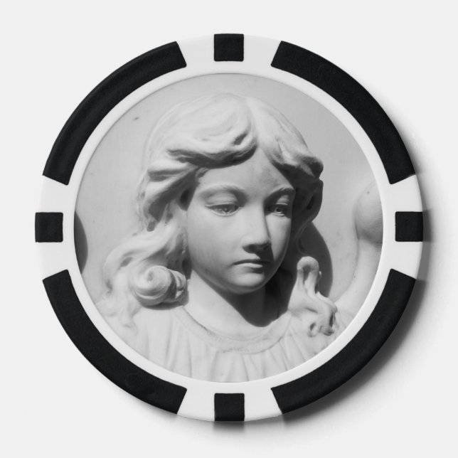 Lot De Jeton De Poker Ange déchu en deuil (Recto)