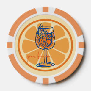 Lot De Jeton De Poker Aperol Par Faveur