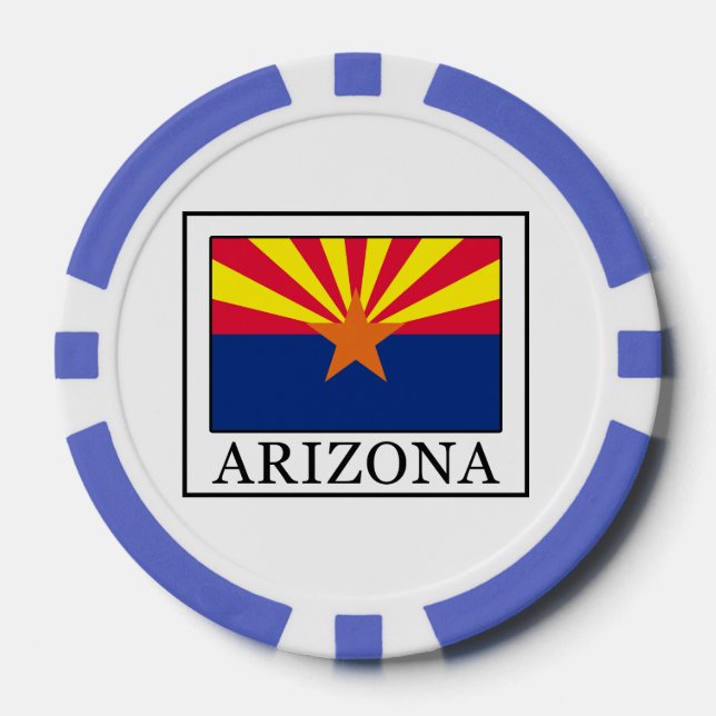 Lot De Jeton De Poker Arizona (Recto)