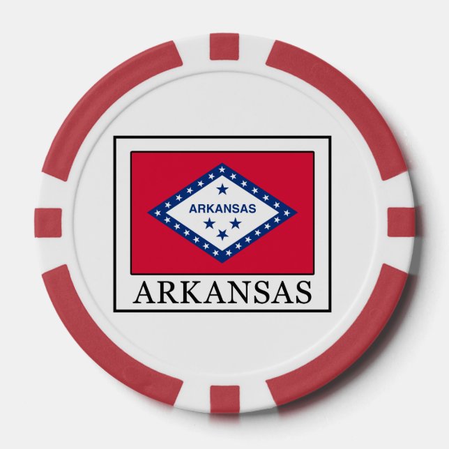 Lot De Jeton De Poker Arkansas (Recto)