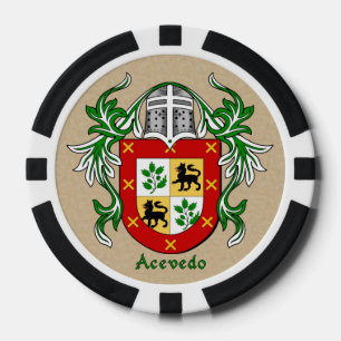 Lot De Jeton De Poker Armoiries héraldiques d'Acevado