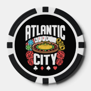 Lot De Jeton De Poker Atlantic City New Jersey Casino Gamme