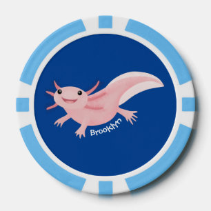 Lot De Jeton De Poker axolotl rose pâle