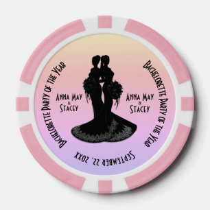 Lot De Jeton De Poker Bachelorette des mariées