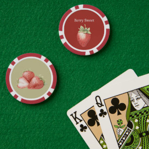 Lot De Jeton De Poker Baie sucrée fraise