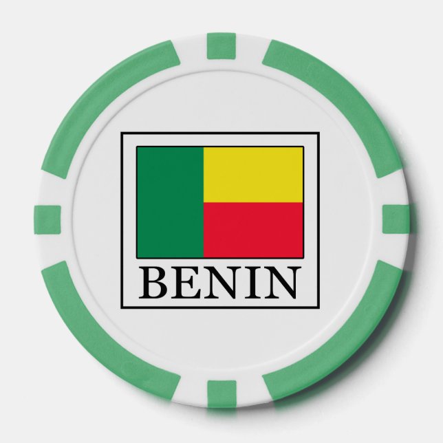 Lot De Jeton De Poker Bénin (Recto)