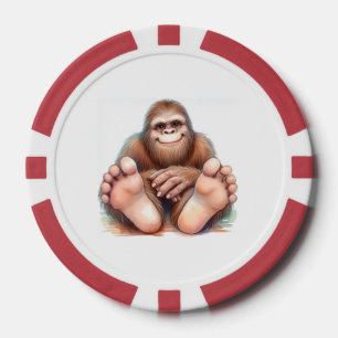 Lot De Jeton De Poker Bigfoot Happy Feet