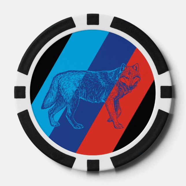 Lot De Jeton De Poker BMW M Wolf Fan Art (Recto)