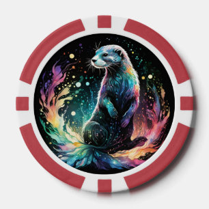 Lot De Jeton De Poker Bord Spectrum : Les Otter Glow