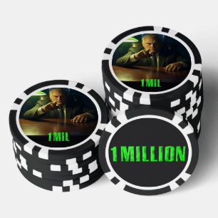 Lot De Jeton De Poker Boss 1 million de dollars puce de poker