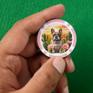 Lot De Jeton De Poker Cactus Bouledogue Français Bouledogue Français