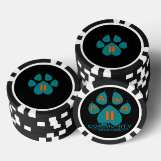 LOT DE JETON DE POKER CARTES À JOUER PATTE