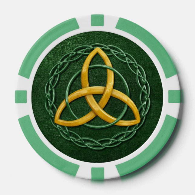 Lot De Jeton De Poker Celtic Trinity (Recto)