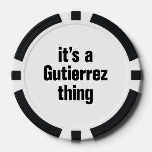 Lot De Jeton De Poker c'est un truc de gutierrez