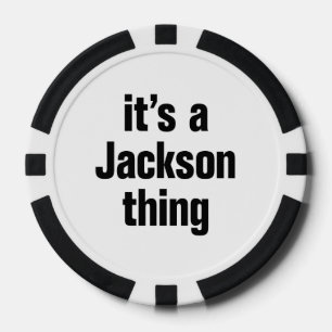 Lot De Jeton De Poker c'est un truc de jackson