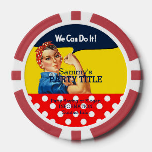 Lot De Jeton De Poker C'est votre Chips Rosie Personnaliser ceci
