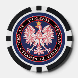 Lot De Jeton De Poker Chappell Hill Round Polonais Texan