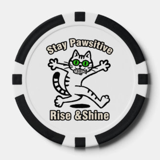 Lot De Jeton De Poker Chat Restez Positif