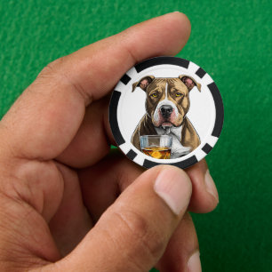 Lot De Jeton De Poker Chien de Poker Composite Personnalisé