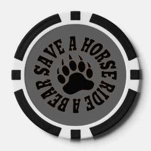 Lot De Jeton De Poker Chiffres de poker Black Gay Bear