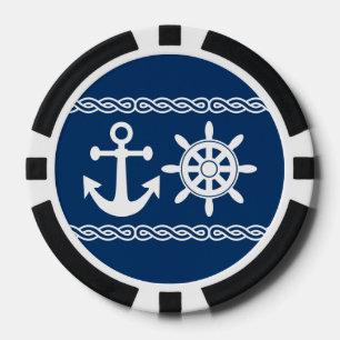 Lot De Jeton De Poker Chiffres de poker sur mesure nautiques