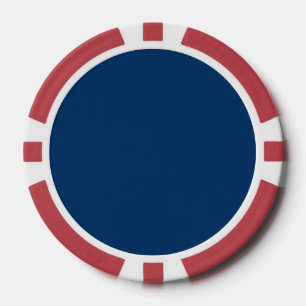 Lot De Jeton De Poker Chip de poker personnalisé bleu minuit