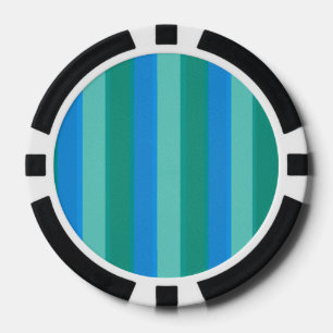Lot De Jeton De Poker Chip de Poker Turquoise et Turquoise Atomique