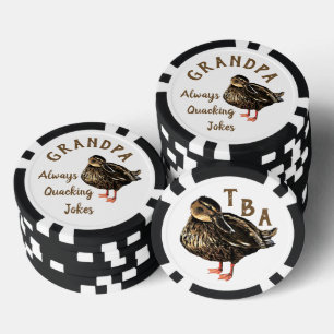 Lot De Jeton De Poker Chips de poker de canard