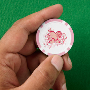 Lot De Jeton De Poker Chips de poker de la Saint-Valentin