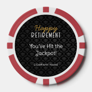 Lot De Jeton De Poker Chips de poker de retraite Fun Party Favoriser o