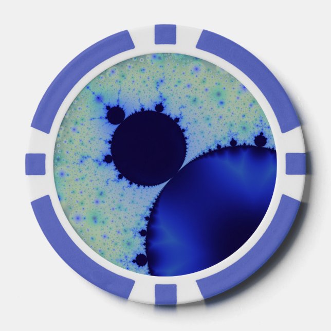 Lot De Jeton De Poker Chips de Poker Dotty Mandelbrot (Recto)