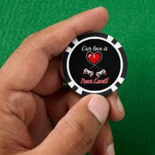 Lot De Jeton De Poker Chips de poker Gamer Valentine