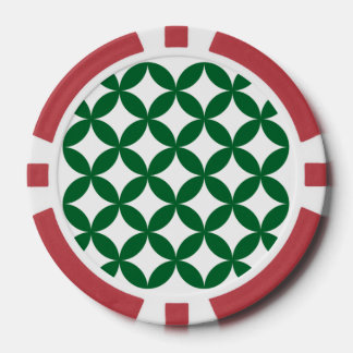 Lot De Jeton De Poker Chips de poker Green Shippo