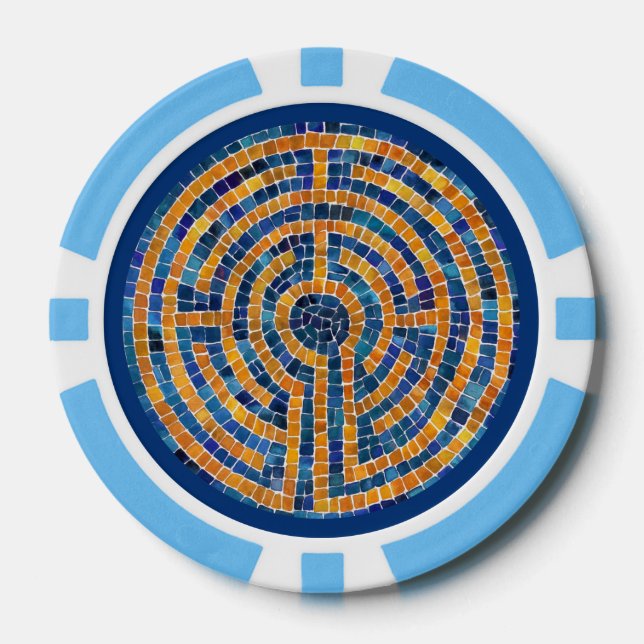 Lot De Jeton De Poker Chips de poker LABYRINTH IV (Recto)