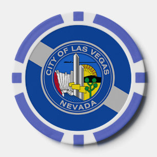 Lot De Jeton De Poker Chips de poker patriotique avec Drapeau de Las Veg