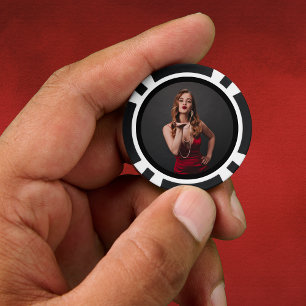 Lot De Jeton De Poker Chips de poker photo noir et blanc