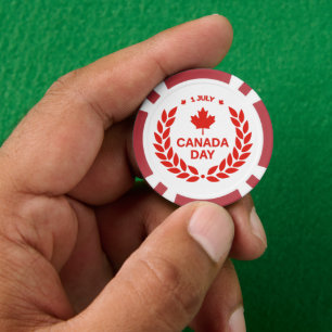 Lot De Jeton De Poker Chips de poker pour couronnes de la fête du Canada