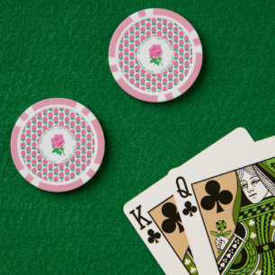 Lot De Jeton De Poker Chips De Poker Rose Pour Anniversaires