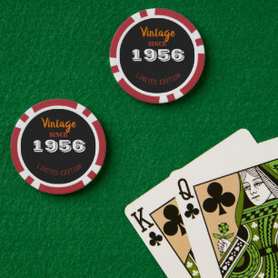 Lot De Jeton De Poker Chips de poker vintage 1956 édition limitée - 70e