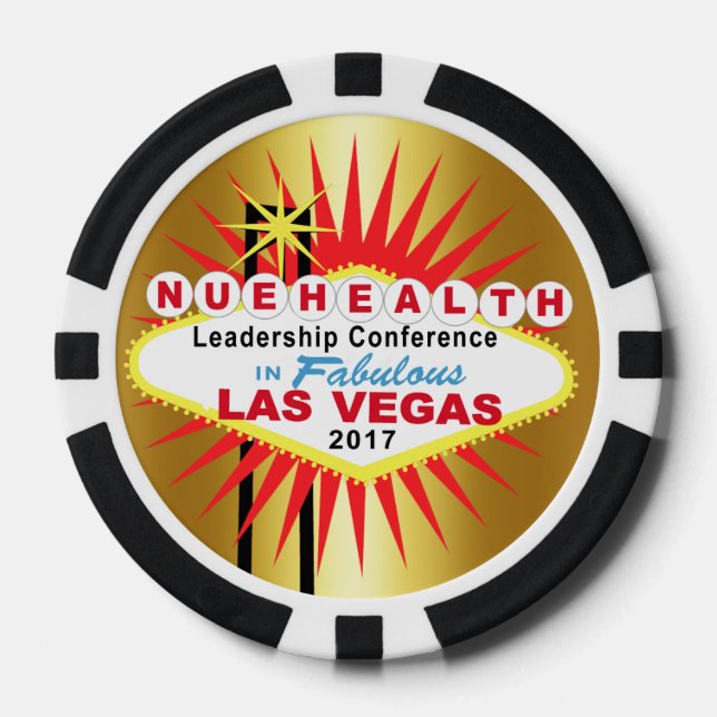 Lot De Jeton De Poker Conférence sur le leadership en santé (Recto)
