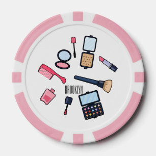 Lot De Jeton De Poker Cosmétique / maquillage illustration