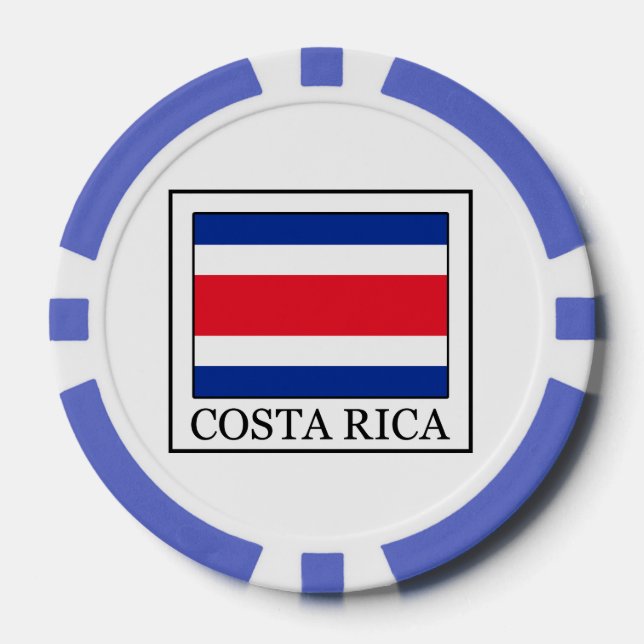Lot De Jeton De Poker Costa Rica (Recto)