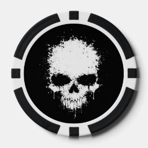 Lot De Jeton De Poker crâne
