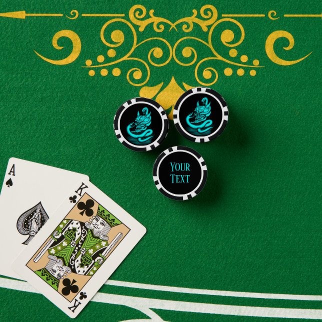 Lot De Jeton De Poker Crâne - Tête diabolique avec serpent (Table de poker (pile))