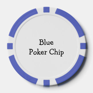 Lot De Jeton De Poker Créez Votre Propre, Bleu